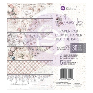 Prima - Lavendar Frost - 6x6 Paperpack (30 double sided sheets)