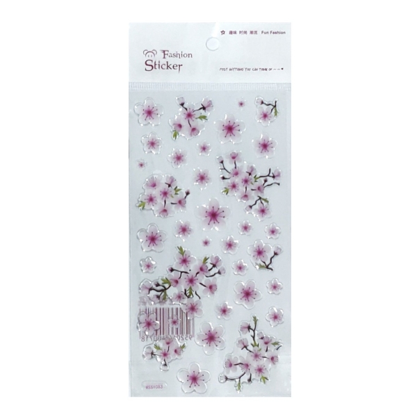 Epoxy Stickers - Cherry blossom flowers