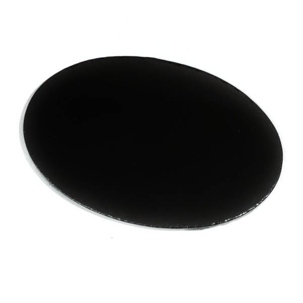 Stretched Black Canvas - 8" X 12" Oval