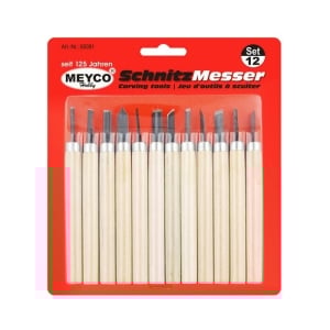 Wood Carving Set (12 pcs)