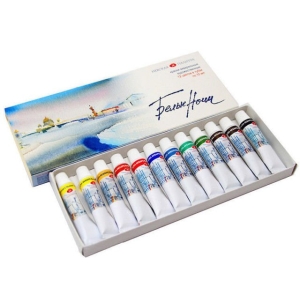 White Nights Artist watercolors tubes (Set of 12)
