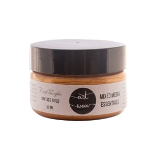 CrafTangles mixed media Essentials - Art Waxes - Vintage Gold (50 ml)