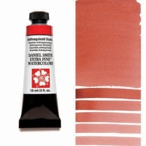 Daniel Smith Extra fine watercolors 15 ml tube - Anthraquinoid Scarlet