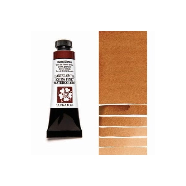 Daniel Smith Extra fine watercolors 15 ml tube - Burnt Sienna