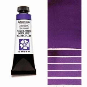 Daniel Smith Extra fine watercolors 15 ml tube - Carbazole Violet