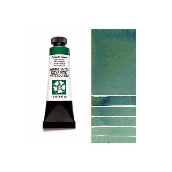 Daniel Smith Extra fine watercolors 15 ml tube - Cascade Green
