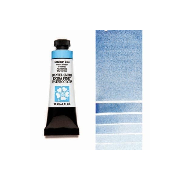 Daniel Smith Extra fine watercolors 15 ml tube - Cerulean Blue