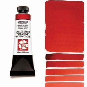 Daniel Smith Extra fine watercolors 15 ml tube - Deep Scarlet