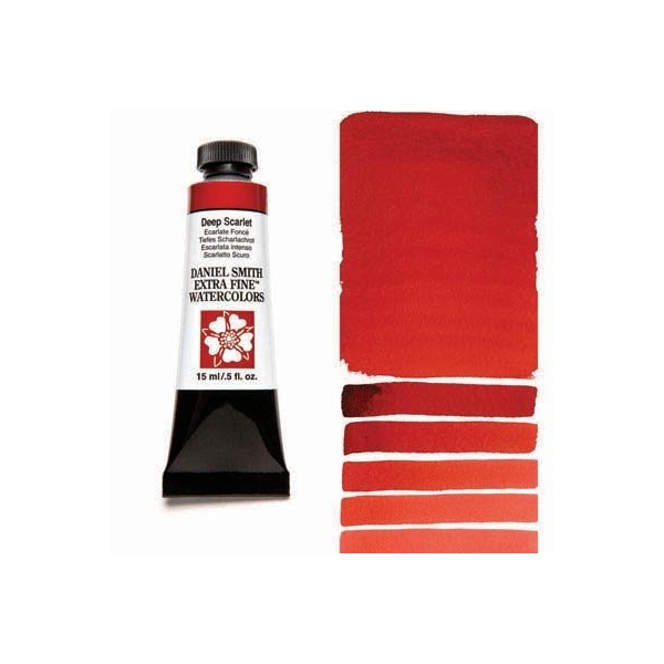 Daniel Smith Extra fine watercolors 15 ml tube - Deep Scarlet