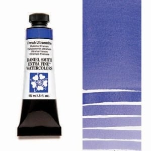 Daniel Smith Extra fine watercolors 15 ml tube - French Ultramarine
