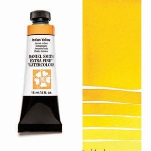 Daniel Smith Extra fine watercolors 15 ml tube - Indian Yellow