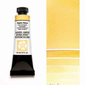 Daniel Smith Extra fine watercolors 15 ml tube - Naples Yellow