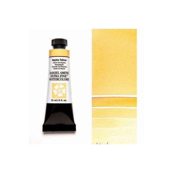Daniel Smith Extra fine watercolors 15 ml tube - Naples Yellow