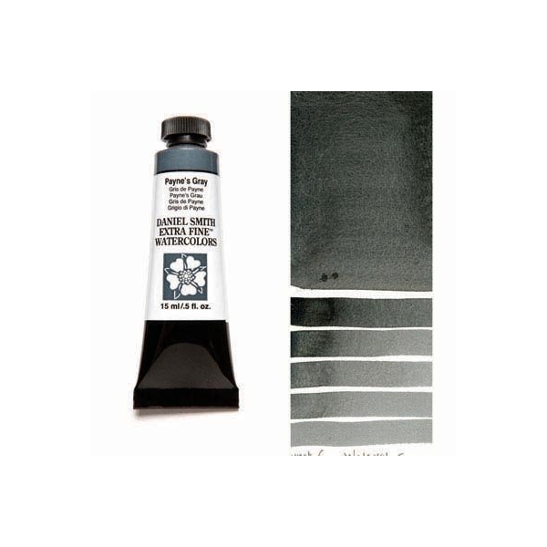 Daniel Smith Extra fine watercolors 15 ml tube - Paynes Gray