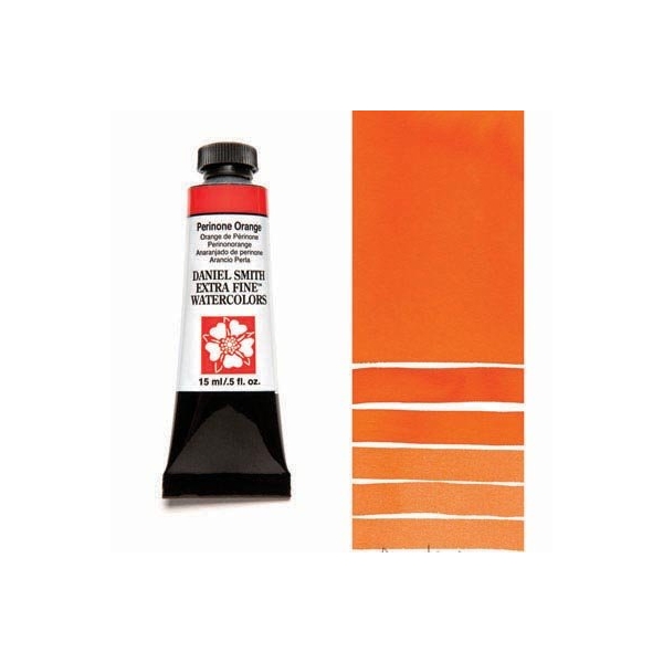 Daniel Smith Extra fine watercolors 15 ml tube - Perinone Orange