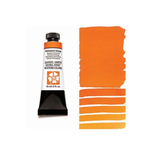 Daniel Smith Extra fine watercolors 15 ml tube - Permanent Orange