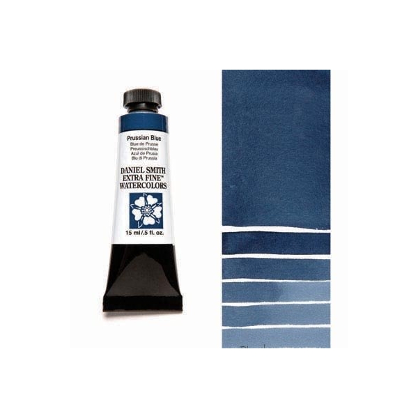 Daniel Smith Extra fine watercolors 15 ml tube - Prussian Blue