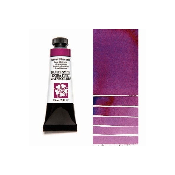 Daniel Smith Extra fine watercolors 15 ml tube - Rose of Ultramarine