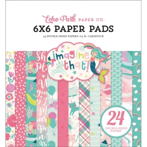 EchoPark paper pad - Imagine That (Girl) (6by6 inch)