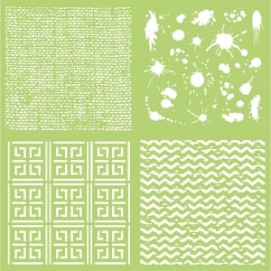 Kaisercraft Designer Template 12"X12" - Textures