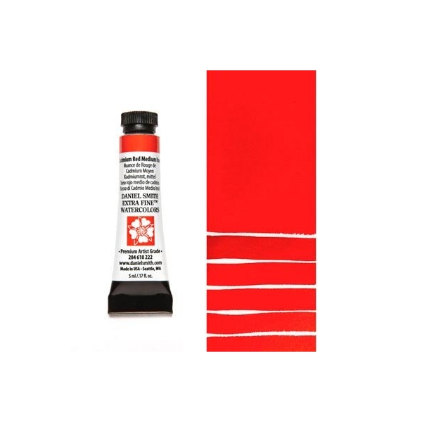 Daniel Smith Extra fine watercolors 5 ml tube - Cadmium Red Medium Hue