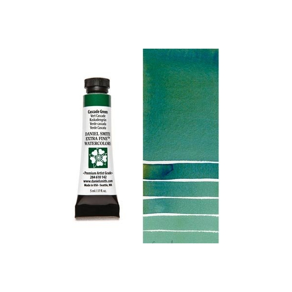 Daniel Smith Extra fine watercolors 5 ml tube - Cascade Green