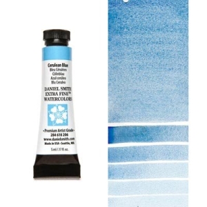 Daniel Smith Extra fine watercolors 5 ml tube - Cerulean Blue