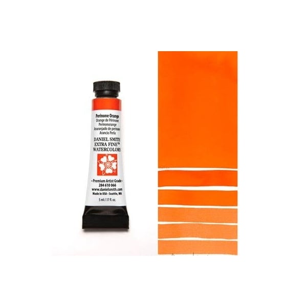 Daniel Smith Extra fine watercolors 5 ml tube - Perinone Orange