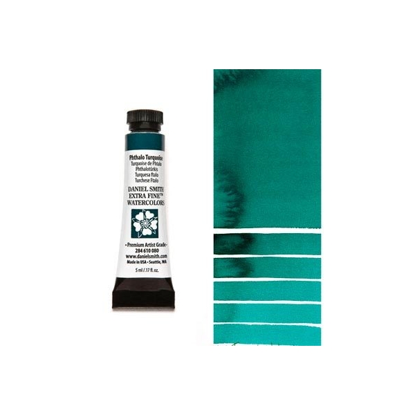 Daniel Smith Extra fine watercolors 5 ml tube - Phthalo Turquoise