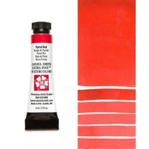 Daniel Smith Extra fine watercolors 5 ml tube - Pyrrol Red