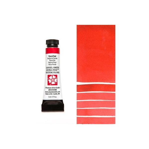 Daniel Smith Extra fine watercolors 5 ml tube - Pyrrol Red