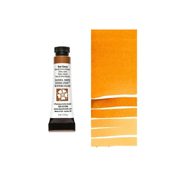 Daniel Smith Extra fine watercolors 5 ml tube - Raw Sienna