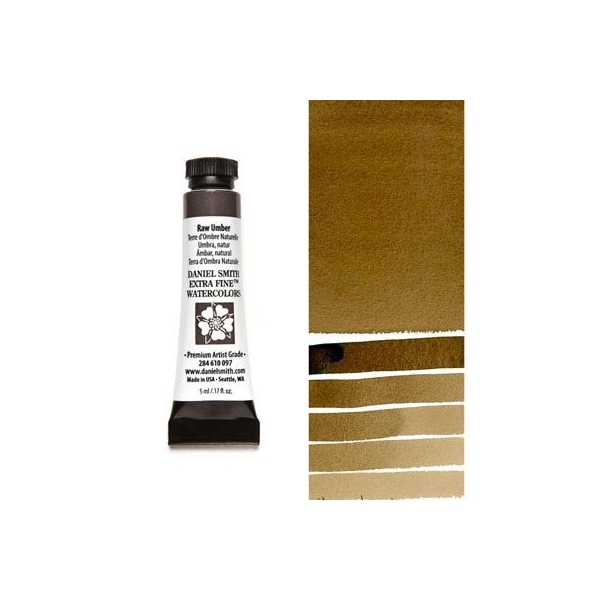 Daniel Smith Extra fine watercolors 5 ml tube - Raw Umber