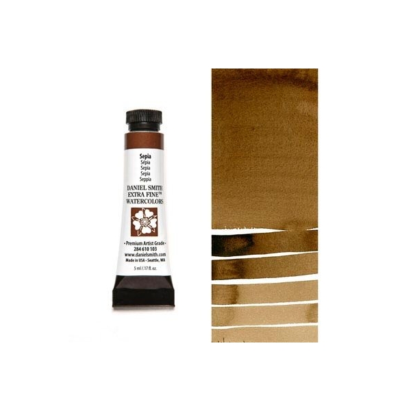 Daniel Smith Extra fine watercolors 5 ml tube - Sepia