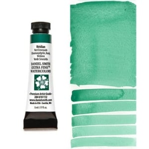 Daniel Smith Extra fine watercolors 5 ml tube - Viridian