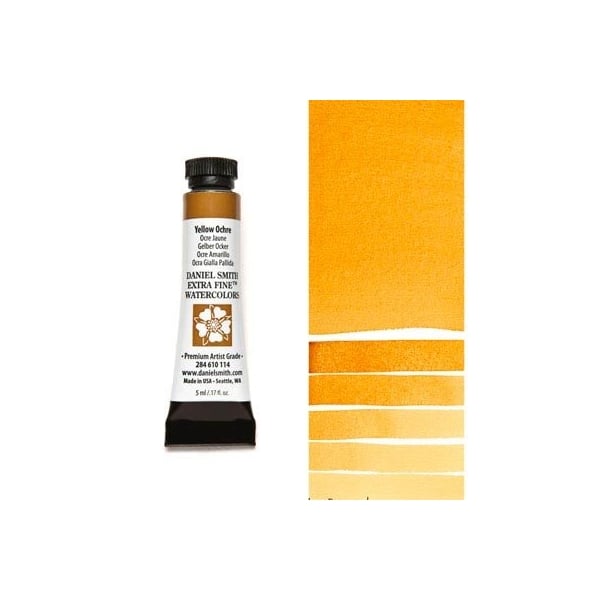 Daniel Smith Extra fine watercolors 5 ml tube - Yellow Ochre
