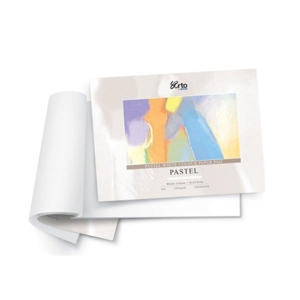 Campap Pastel white colour paper book (Tiziano) (A3 size)