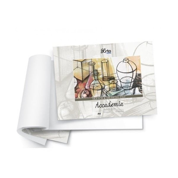 Campap Sketch& Drawing Pad (Accademia)(Natural Grain) (A3 size)
