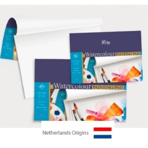 Campap 4 side glued Watercolour painting pad, 100% cotton acid free (A4 size)