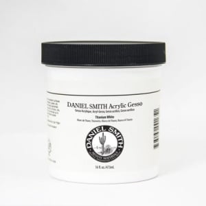 Daniel Smith Acrylic Gesso, Titanium White - 16 oz