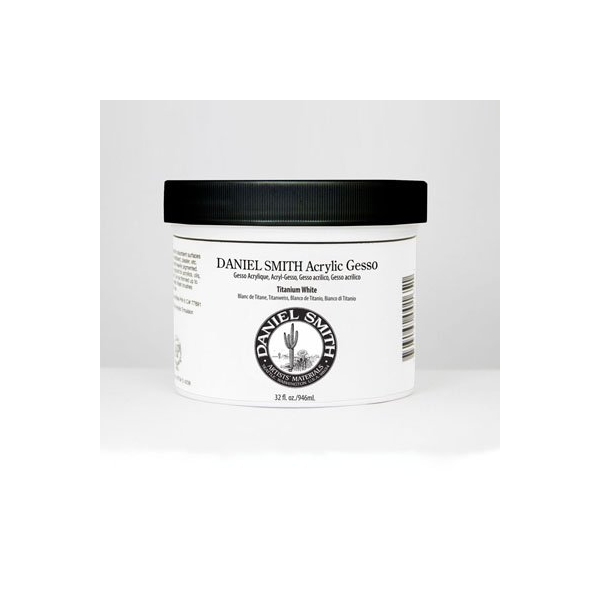 Daniel Smith Acrylic Gesso, Titanium White - 32 oz