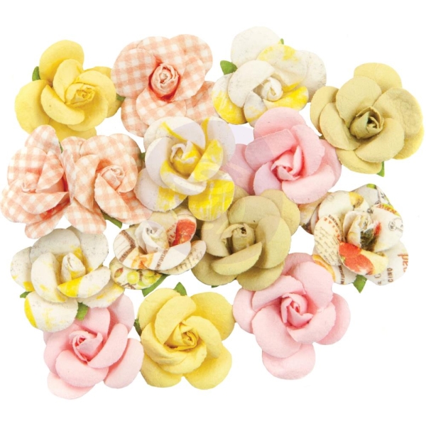 Prima Marketing Mulberry Paper Flowers - Fruit Paradise, 15/Pkg (Tart Apple)