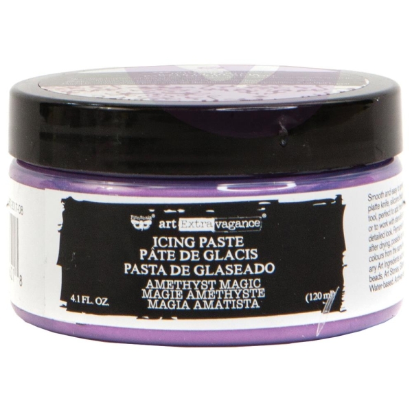 Prima Finnabair Art Extravagance Icing Paste 120ml Jar - Amethyst Magic