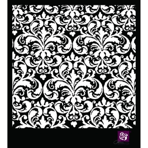 Prima Designer Stencil 6"X6" - Flourish