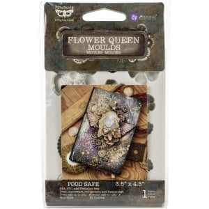 Prima Finnabair Decor Moulds 3.5"X4.5" - Flower Queen