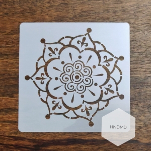 Mandala 5by5 inch stencils (Design 35)