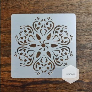 Mandala 5by5 inch stencils (Design 40)