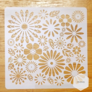 Mandala 5by5 inch stencils (Design 55)