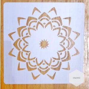 Mandala 5by5 inch stencils (Design 58)