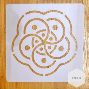 Mandala 5by5 inch stencils (Design 60)